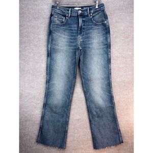 Good American Good Standard Bootcut Denim Jeans High Rise Indigo 6/28 Stretch
